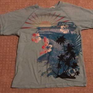 Blue beach T-shirt